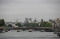 Parigi, Place de la Concorde, vista verso est e Notre Dame